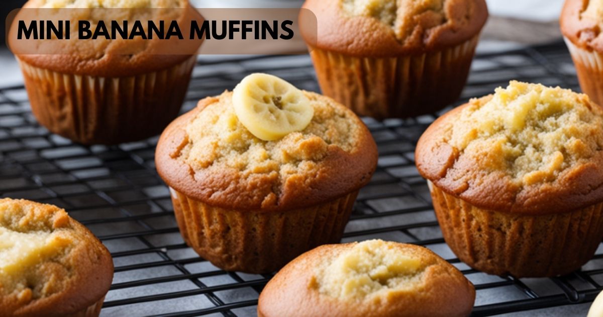 Mini Banana Muffins